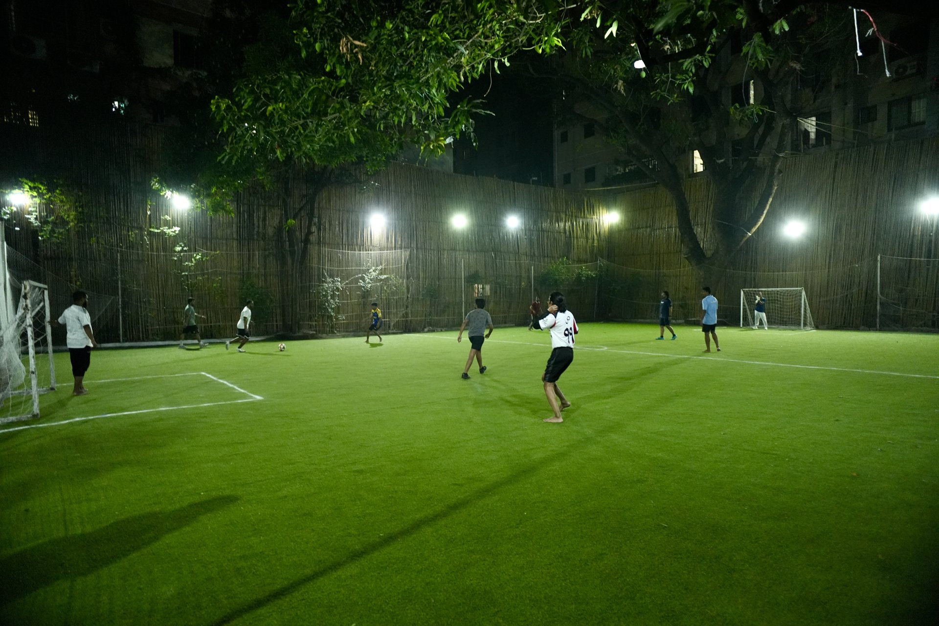 Aziz Manzil sports complex turf